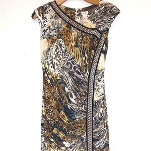 Cache Short Sleeve Patterned Dress